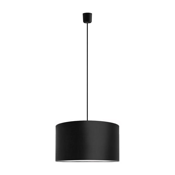 Črna stropna svetilka Sotto Luce MIKA, Ø 40 cm