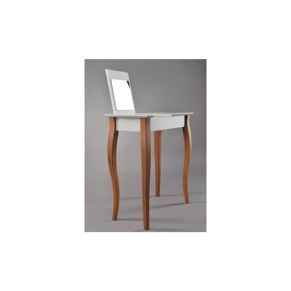 Bela toaletna mizica z ogledalom Ragaba Dressing Table, dolžina 65 cm-image-2