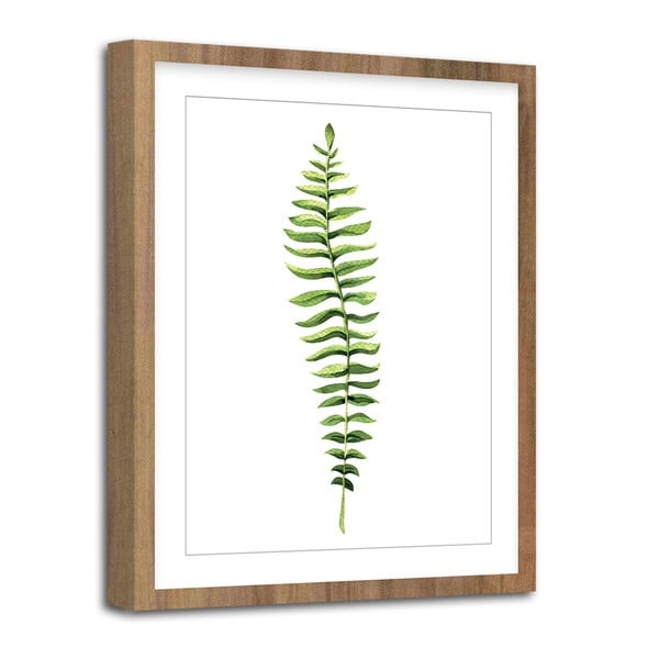 Plakat Styler Modernpik Greenery Wooden Fern, 30 x 40 cm