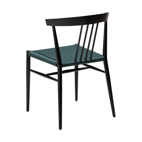 Črn/turkizen jedilni stol Sava – DAN-FORM Denmark-image-4