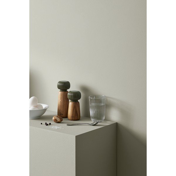 Zelen/v naravni barvi mlinček za poper in sol iz masivnega lesa Hammershøi – Kähler Design-image-3