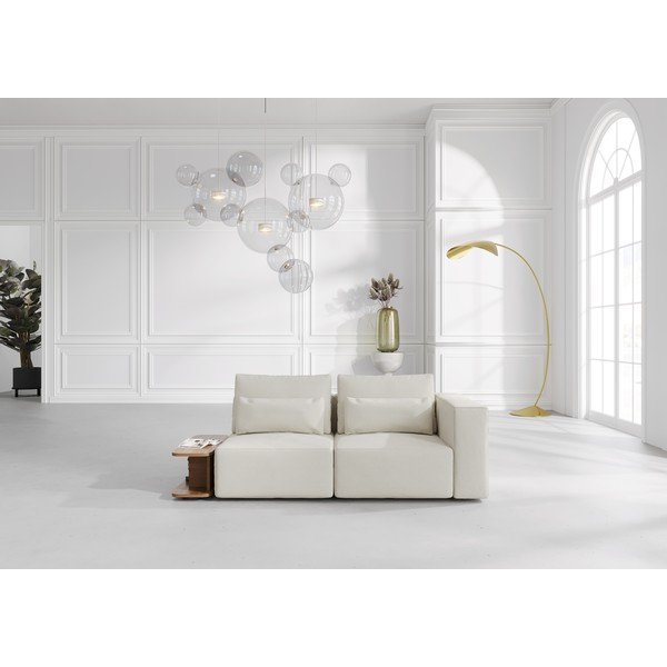 Kremno bela sedežna garnitura 210 cm Riposo Ottimo – Sit Sit-image-1