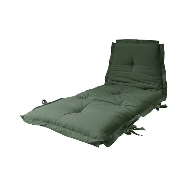 Nastavljiv futon Karup Design Sit & Sleep Olive Green, 80 x 200 cm