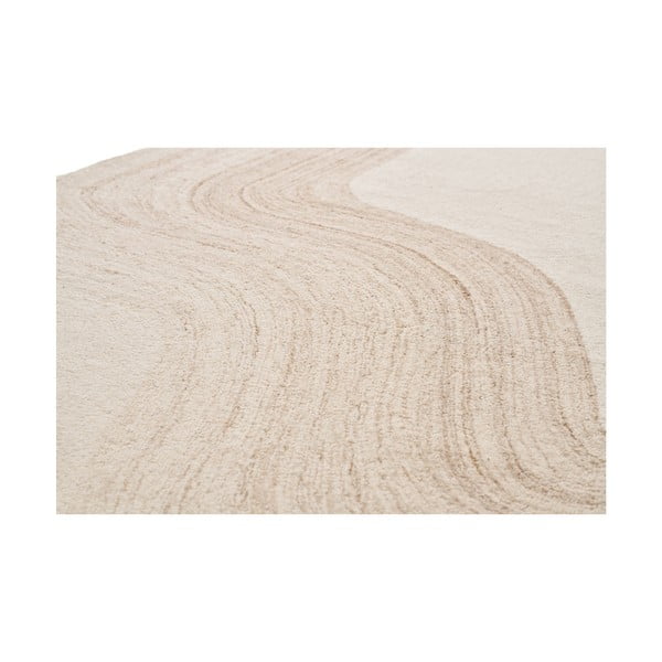 Kremno bela ročno tkana volnena preproga 160x230 cm Surat – House Nordic-image-2