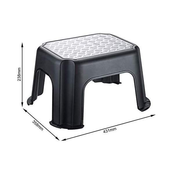 Črni stolček Paso - Rotho-image-2