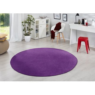 Temno vijolična okrogla preproga ø 133 cm Fancy – Hanse Home