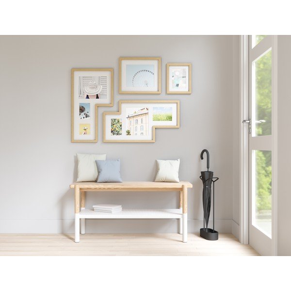 Plastični okvirji v kompletu 4 kos 38x69 cm Mingle - Umbra-image-3