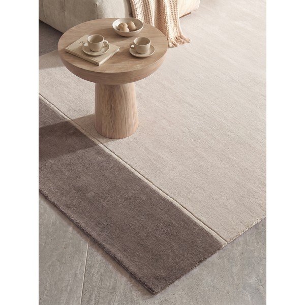 Rjava/kremno bela volnena preproga 120x170 cm Quentin – Villeroy&Boch-image-4