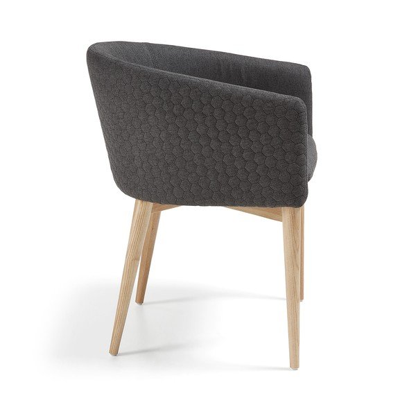 Temno siv jedilni stol Kave Home Harmon-image-2