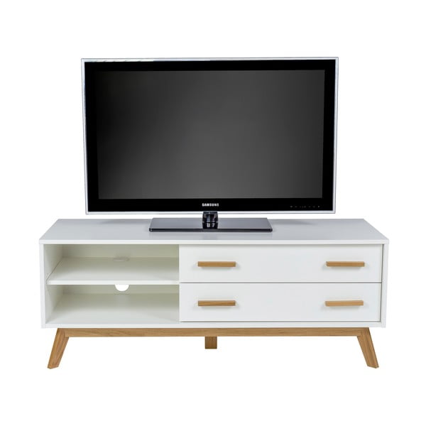 Bela TV omarica 130x50 cm Kensal – Woodman-image-4