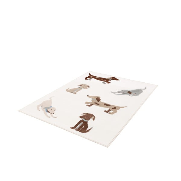 Slonokoščena otroška preproga 80x150 cm Dogsie Pearl – FD-image-4