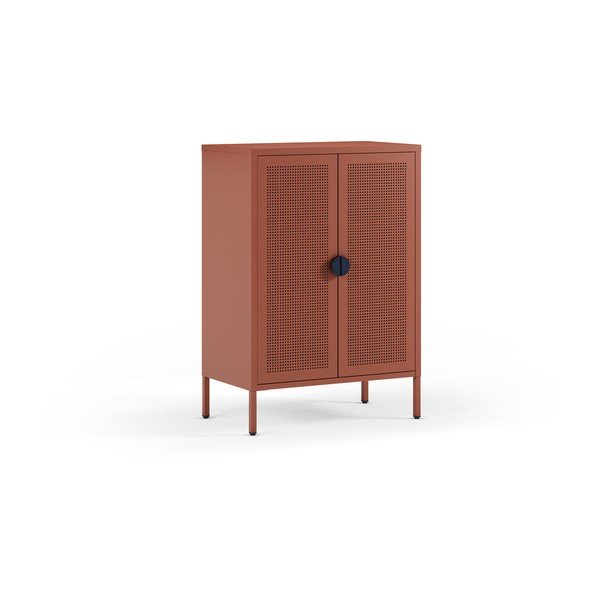 Kovinska omarica v barvi terakote 70x100x40 cm Sayla – Marckeric