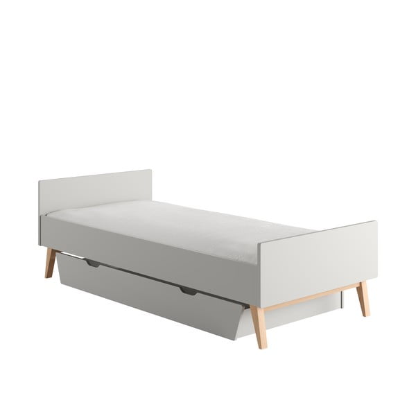 Siva otroška postelja 90x200 cm Swing – Pinio-image-3