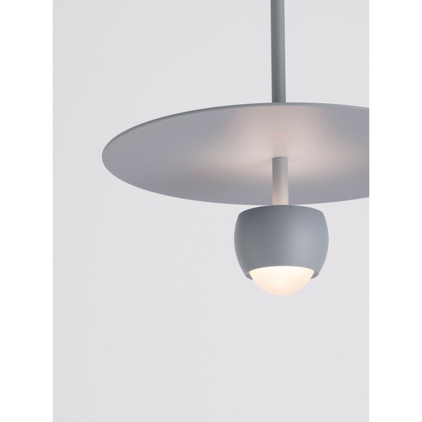 Prašno modra aluminijasta LED viseča svetilka ø 30 cm Edem – Nova Luce-image-2