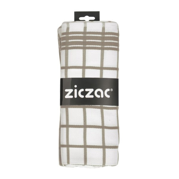 Bela in rjava kuhinjska brisača ZicZac Professional