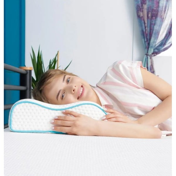 Anatomski vzglavnik s polnilom iz spominske pene 42x61,5 cm – Mila Home-image-2