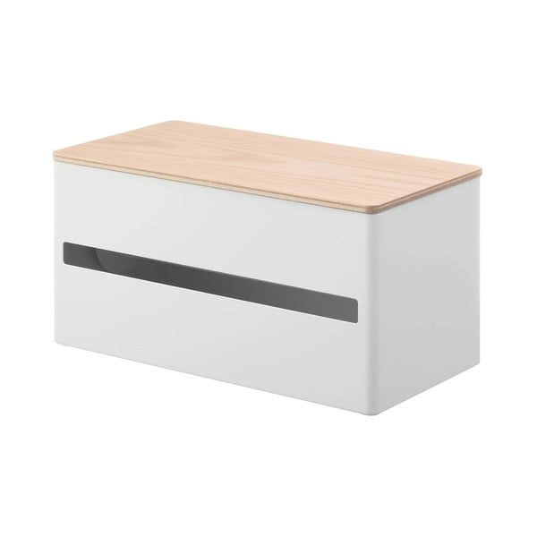 Belo kovinsko stojalo za papirnate brisače Rin – YAMAZAKI