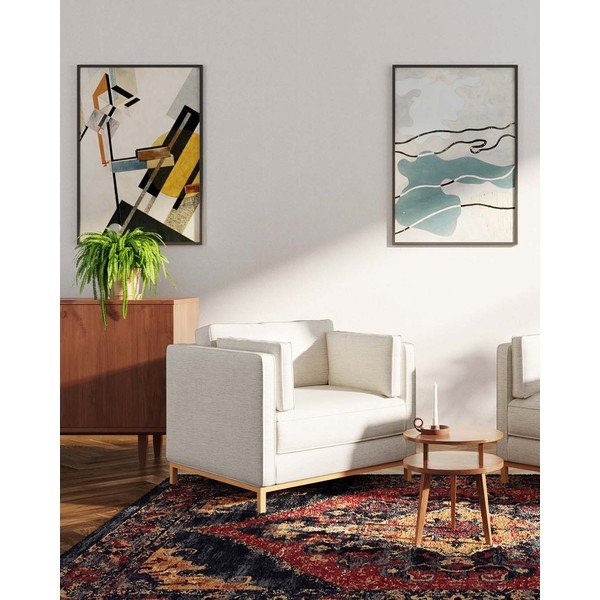 Kremno bel fotelj Celerio – Ame Yens-image-3