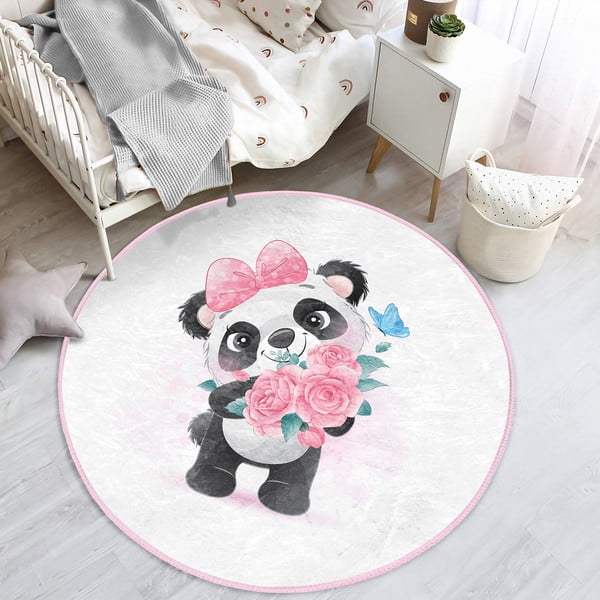Bela otroška preproga ø 100 cm Comfort – Mila Home-image-3