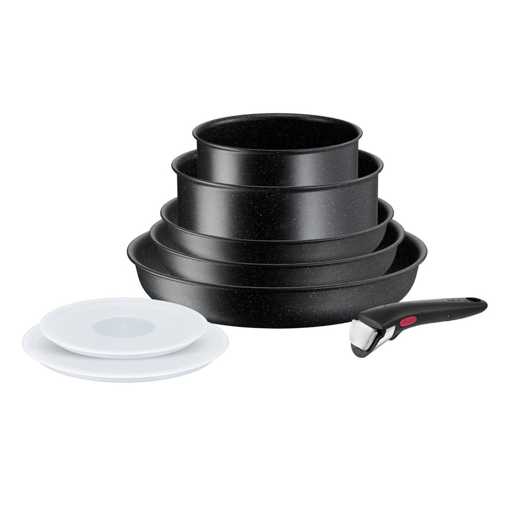Aluminijast komplet loncev 8 ks INGENIO Black stone L3998802