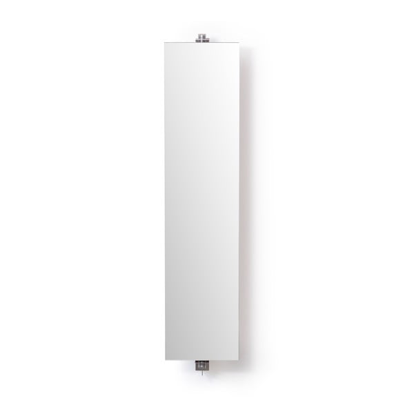 Vrtljivo ogledalo Wireworks Mezza s hrastovim prostorom za shranjevanje, višina 110 cm
