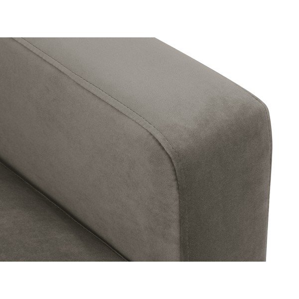 Siva žametna zofa Kooko Home Harmony, 220 cm-image-1