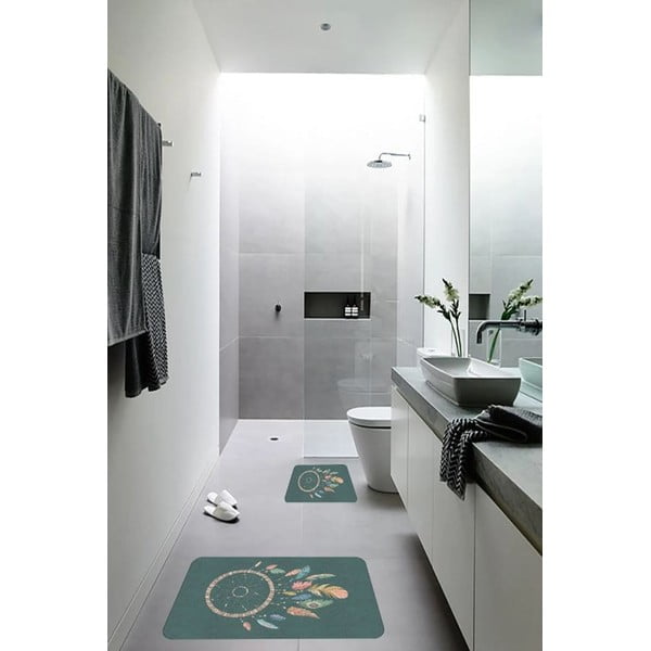 Zelene kopalniške preproge v kompletu 2 ks 60x100 cm – Mila Home