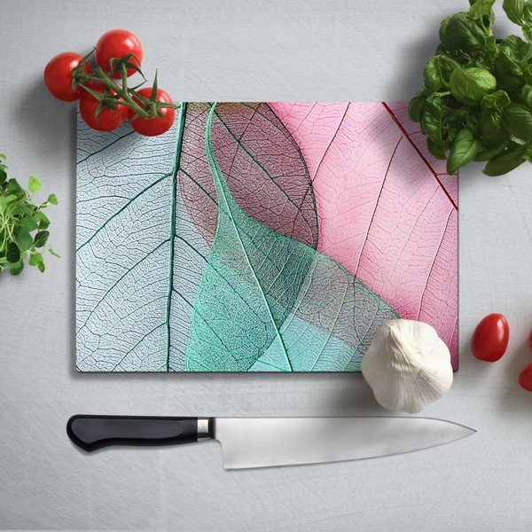 Steklena deska za rezanje Insigne Leaf-image-1