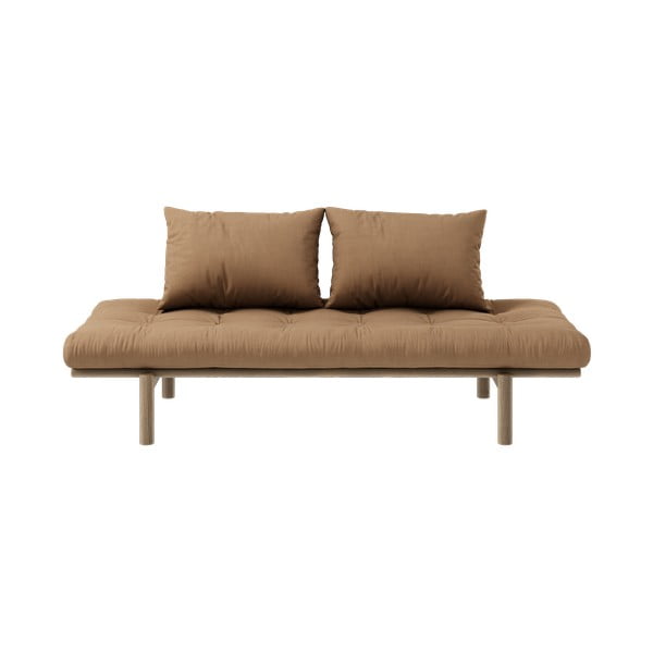 Rjav raztegljiv kavč 200 cm Pace - Karup Design
