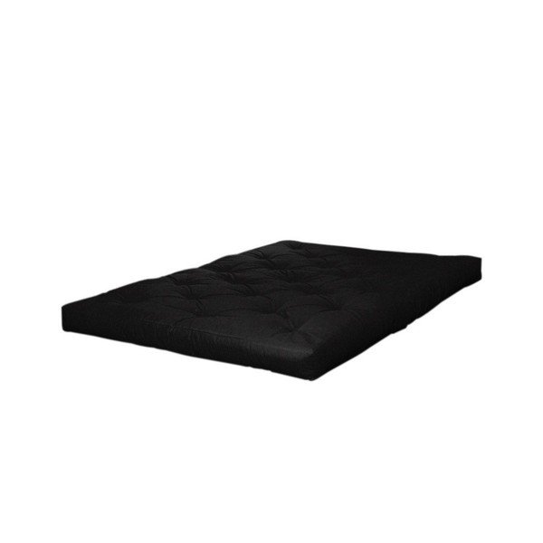 Črn srednje trd futon 140x200 cm Comfort Black – Karup Design