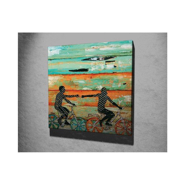 Stenska slika na platnu Bike Trip, 45 x 45 cm-image-2