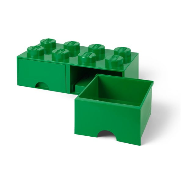 Zelena škatla za shranjevanje z 2 predaloma LEGO®-image-2