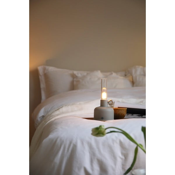 Sivo-bež LED namizna svetilka (višina 22 cm) Astrid – Markslöjd-image-1