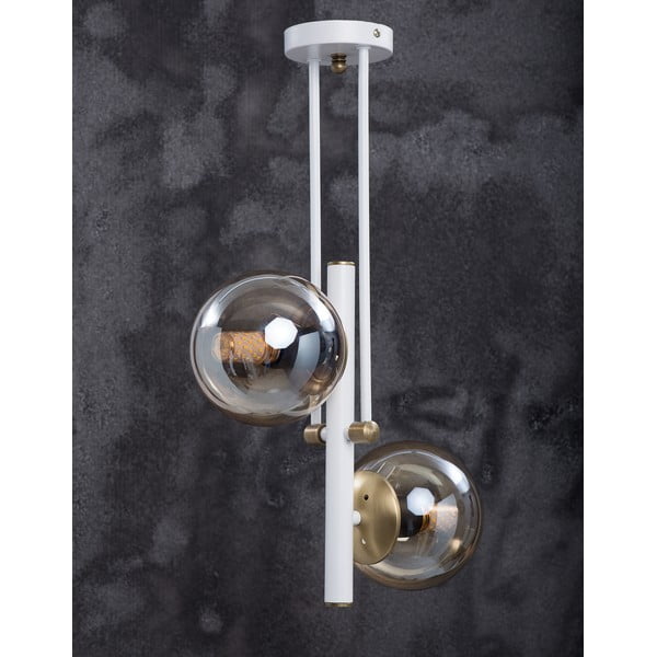 Viseča svetilka s steklenim senčnikom ø 15 cm Libra – Squid Lighting-image-3