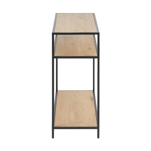 Črna konzolna mizica 100x35 cm Seaford - Actona-image-3