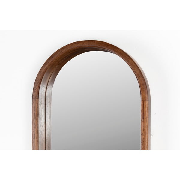 Stensko ogledalo z lesenim okvirjem 24x120 cm Nyko – White Label-image-3