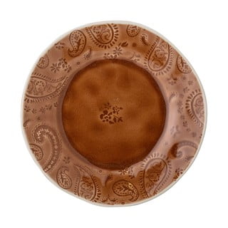 Rdečkasto-rjav keramičen krožnik Bloomingville Rani, ø 20 cm