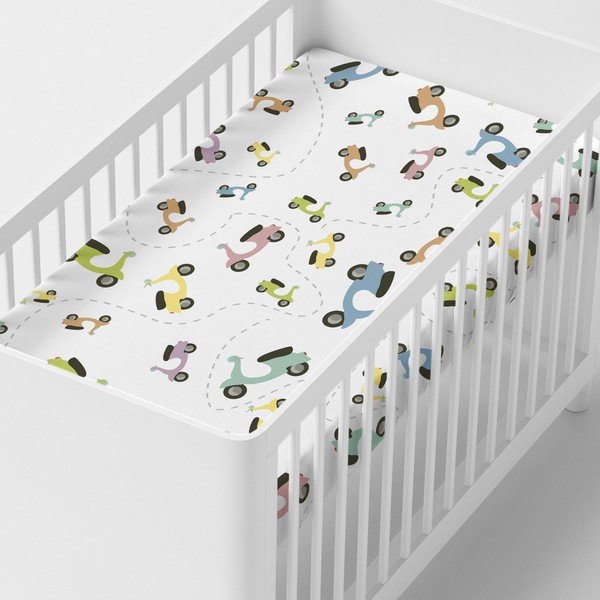 Otroška bombažna rjuha Happynois Summer Time, 140 x 70 cm-image-1