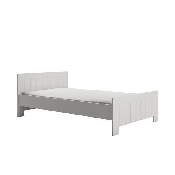 Bela otroška postelja 120x200 cm Calmo – Pinio