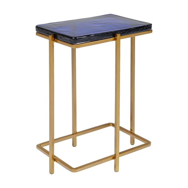 Zložljiva mizica v zlati barvi Kare Design Lagoon, višina 50 cm-image-1
