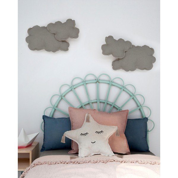 Siva okrasna blazina Little Nice Things Cloud-image-1