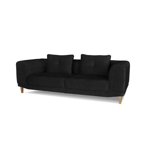 Črna trisedežna zofa Windsor & Co. Zofe Sigma-image-2