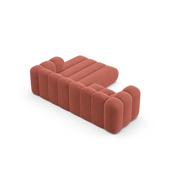 Rožnata kotna sedežna garnitura (desni kot) Lupine – Micadoni Home-image-3