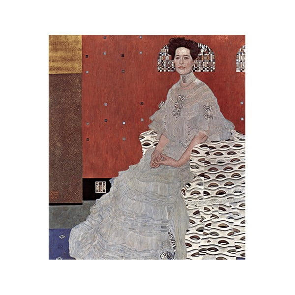 Reprodukcija Gustava Klimta - Fritza Riedler, 80 x 70 cm