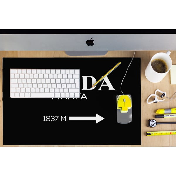 Črna namizna podloga Black Prada - Little Nice Things-image-1