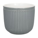 Siv keramičen cvetlični lonček Green Gate Alice, ø 16 cm