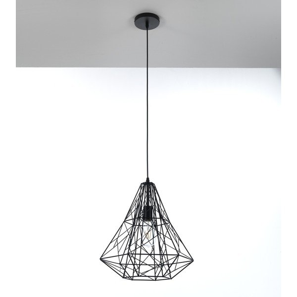 Črna viseča svetilka Tomasucci Diamond Black-image-3
