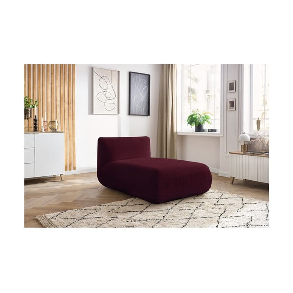 Bordo rdeč žametni kavč modul Lecomte - Bobochic Paris-image-3