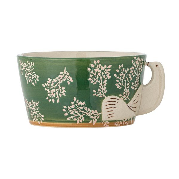 Zelena skledica za juho iz kamenine 460 ml Hezha – Bloomingville-image-3