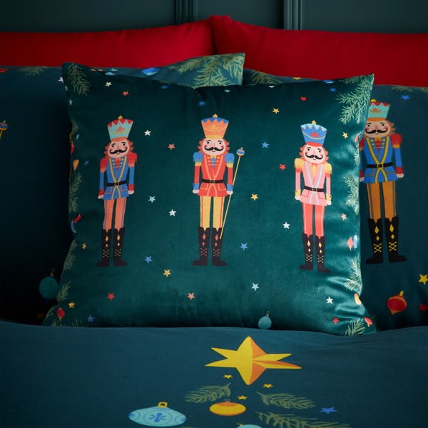 Okrasna blazina z božičnim motivom 45x45 cm Nutcracker – Catherine Lansfield-image-3